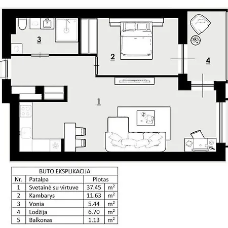 Cozy 55m2 Zverynas Retreat With * 维尔纽斯